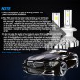 2 PCS R8 H1 30W 3500LM 6000K IP65 Waterproof Car LED Headlight with 2 COB Lamps, DC 9-36V (White Light)