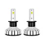 2 PCS R8 H3 30W 3500LM 6000K IP65 Waterproof Car LED Headlight with 2 COB Lamps, DC 9-36V (White Light)