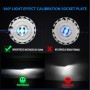 2 PCS R8 H8/H9/H11 30W 3500LM 6000K IP65 Waterproof Car LED Headlight with 2 COB Lamps, DC 9-36V (White Light)