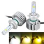 2 PCS H7 26W 2250LM Car Headlight  LED Auto Light Built-in CANBUS Function(White Light, Yellow Light, Warm White Light), DC 9-16V