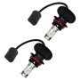 2 PCS 9004 IP65 Waterproof White Light 12 CSP LED Car Headlight Bulb, 9-36V / 18W, 6000K / 2000LM