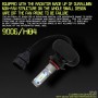 2 PCS 9006 IP65 Waterproof White Light 6 CSP LED Car Headlight Bulb, 9-36V / 18W, 6000K / 2000LM