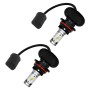 2 PCS 9007 IP65 Waterproof White Light 12 CSP LED Car Headlight Bulb, 9-36V / 18W, 6000K / 2000LM