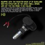 2 PCS H3 IP65 Waterproof White Light 6 CSP LED Car Headlight Bulb, 9-36V / 18W, 6000K / 2000LM