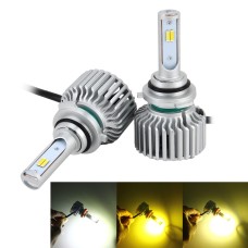 2 PCS 9006 26W 2250LM Car Headlight  LED Auto Light Built-in CANBUS Function (White Light, Yellow Light, Warm White Light), DC 9-16V