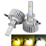 2 ПК, H1 26W 2250LM CAR FURY FURLY LED LED LOWO LIGHT Встроенный светодиодный чип и функция Canbus (белый свет, желтый свет, теплый белый свет), DC 9-16V