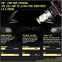 2 PCS H13 IP65 Waterproof White Light 12 CSP LED Car Headlight Bulb, 9-36V / 18W, 6000K / 2000LM