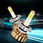 2 PCS Auto Car H4/9003/HB2 30W 2400LM 6000K Pure White COB LED Headlight Bulbs Conversion Kit, DC 9-36V