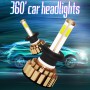 2 PCS Auto Car H7 28W 2200LM 6000K Pure White COB LED Headlight Bulbs Conversion Kit, DC 9-36V