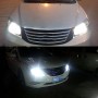 2 PCS 9005 55W 2500LM 5500K White Light HID Conversion Kit LED Car Headlight Lamp Fog Light, Yellow Shell, AC 12V