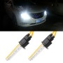 2 PCS H1 55W 2500LM 5500K White Light HID Conversion Kit LED Car Headlight Lamp Fog Light, Yellow Shell, AC 12V