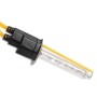 2 PCS H1 55W 2500LM 5500K White Light HID Conversion Kit LED Car Headlight Lamp Fog Light, Yellow Shell, AC 12V