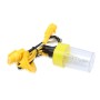 2 PCS H1 55W 2500LM 5500K White Light HID Conversion Kit LED Car Headlight Lamp Fog Light, Yellow Shell, AC 12V