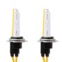 2 PCS H7 55W 2500LM 5500K White Light HID Conversion Kit LED Car Headlight Lamp Fog Light, Yellow Shell, AC 12V