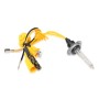 2 PCS H7 55W 2500LM 5500K White Light HID Conversion Kit LED Car Headlight Lamp Fog Light, Yellow Shell, AC 12V