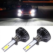 EV8 2 PCS H1  36W 3000LM 6500K DOB LED Headlight Bulbs High Beam Conversion Kit DC 9-32V (Xenon White)