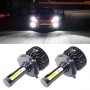 EV8 2 PCS H4 / HB2 / 9003 36W 3000LM 6500K DOB LED Headlight Bulbs High Beam Conversion Kit DC 9-32V (Xenon White)