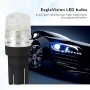 10 ПК, T10 2W 100LM LEDS LEDS LAMS PRISMATIC CAR CAR DECODER MINI LAMPS DC 12V, с 2LEDS SMD-5730 ламп (янтарь)