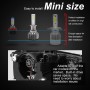 S6 2 PCS H1 30W 3800LM 6000K IP68 LED Headlight Bulbs High Beam Conversion Kit DC 9-36V (White Light)