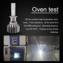 S6 2 PCS H1 30W 3800LM 6000K IP68 LED Headlight Bulbs High Beam Conversion Kit DC 9-36V (White Light)