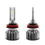 S6 2 PCS H8 / H9 / H11 30W 3800LM 6000K IP68 LED Headlight Bulbs High Beam Conversion Kit DC 9-36V(White Light)