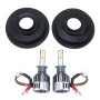 2 PCS H1 32W 2800 LM 6000K Car Auto LED Headlight with 2 COB LED Lamps And Dustproof Cover, DC 9-18V(White Light)