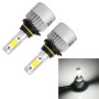 S2 2PCS 9006 36W 4000LM 6500K 2 COB LED Waterproof IP67 Car Headlight Lamps, DC 9-32V(White Light)