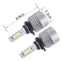 2 PCS 9012 36W 4000lm 6000K Car LED Headlight with 2 COB Lamps, DC 8-42V(White Light)