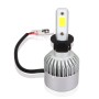 S2 2PCS H3 18W 1800LM 6500K 2 COB LED Waterproof IP67 Car Headlight Lamps, DC 9-32V(White Light)