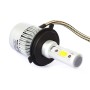 S2 2PCS H4 18W 1800LM 6500K 2 COB LED Waterproof IP67 Car Headlight Lamps, DC 9-32V(White Light)