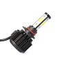 2 PCS X6 9005 36W 3600LM 6500K 4 COB LED Car Headlight Lamps DC 9-32V White Light(Black)