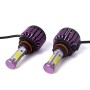 2 PCS X6 9005 36W 3600LM 6500K 4 COB LED Car Headlight Lamps DC 9-32V White Light(Purple)