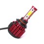 2 PCS X6 9005 36W 3600LM 6500K 4 COB LED Car Headlight Lamps DC 9-32V White Light(Red)