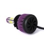 2 PCS X6 H7 36W 3600LM 6500K 4 COB LED Car Headlight Lamps DC 9-32V White Light(Purple)