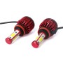 2 PCS X6 H8/H11 36W 3600LM 6500K 4 COB LED Car Headlight Lamps DC 9-32V White Light(Red)