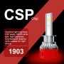 2 PCS 1903 H1 DC9-36V / 24W / 6000K / 2400LM IP68 Car LED Headlight Lamps (Cool White)