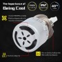 2 PCS H7 18W 1800 LM 3000K IP68 Casnbus Constant Current Car LED Headlight with 2 COB Lamps, DC 9-36V(Gold Light)