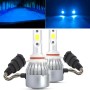 2 PCS 9005 18W 1800 LM 8000K IP68 Casnbus Constant Current Car LED Headlight with 2 COB Lamps, DC 9-36V(Ice Blue Light)