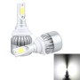 2 PCS 9005 18W 1800 LM 6000K IP68 Casnbus Constant Current Car LED Headlight with 2 COB Lamps, DC 9-36V(White Light)