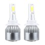 2 PCS 9005 18W 1800 LM 6000K IP68 Casnbus Constant Current Car LED Headlight with 2 COB Lamps, DC 9-36V(White Light)