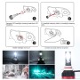 2 PCS EV7 9005 / HB3 DC 9-32V 36W 3000LM 6000K IP67 LED Car Headlight Lamps, with Mini LED Driver and Cable (White Light)