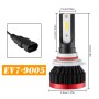 2 ПК ev7 9006 / HB4 DC 9-32V 36W 3000LM 6000K LED LED CAR LAMPS с мини-светодиодным водителем и кабелем (белый свет)