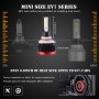 2 ПК ev7 9006 / HB4 DC 9-32V 36W 3000LM 6000K LED LED CAR LAMPS с мини-светодиодным водителем и кабелем (белый свет)