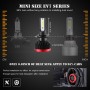 2 ПК ev7 H7 DC 9-32V 36W 3000LM 6000K LED LED CAR LAMPS с мини-светодиодным водителем и кабелем (белый свет)