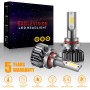 2 PCS EV8 HB3 / 9005 DC 9-32V 36W 3000LM 6000K IP67 DOB LED Car Headlight Lamps, with Mini LED Driver and Cable (White Light)