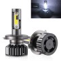 2 PCS EV8 H4 / HB2 / 9003 DC 9-32V 36W 3000LM 6000K IP67 DOB LED Car Headlight Lamps, with Mini LED Driver and Cable (White Light)