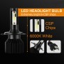 2 PCS EV13 H4 DC9-32V / 14W / 1400LM / 6000K IP67 Car LED Headlight Lamps (White Light)