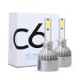 2 PCS  H1 18W 1800 LM 8000K IP68 Canbus Constant Current Car LED Headlight with 2 COB Lamps, DC 9-36V(Ice Blue Light)