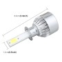 2 PCS  H1 18W 1800 LM 6000K IP68 Canbus Constant Current Car LED Headlight with 2 COB Lamps, DC 9-36V(White Light)