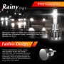 2 PCS 1901 H1 DC9-36V 14W 6000K 1400LM IP68 Car LED Headlight Lamps(White Light)